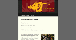 Desktop Screenshot of chuparosavineyards.com